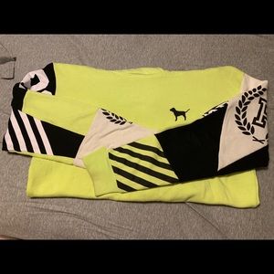 VS Pink full length pullover